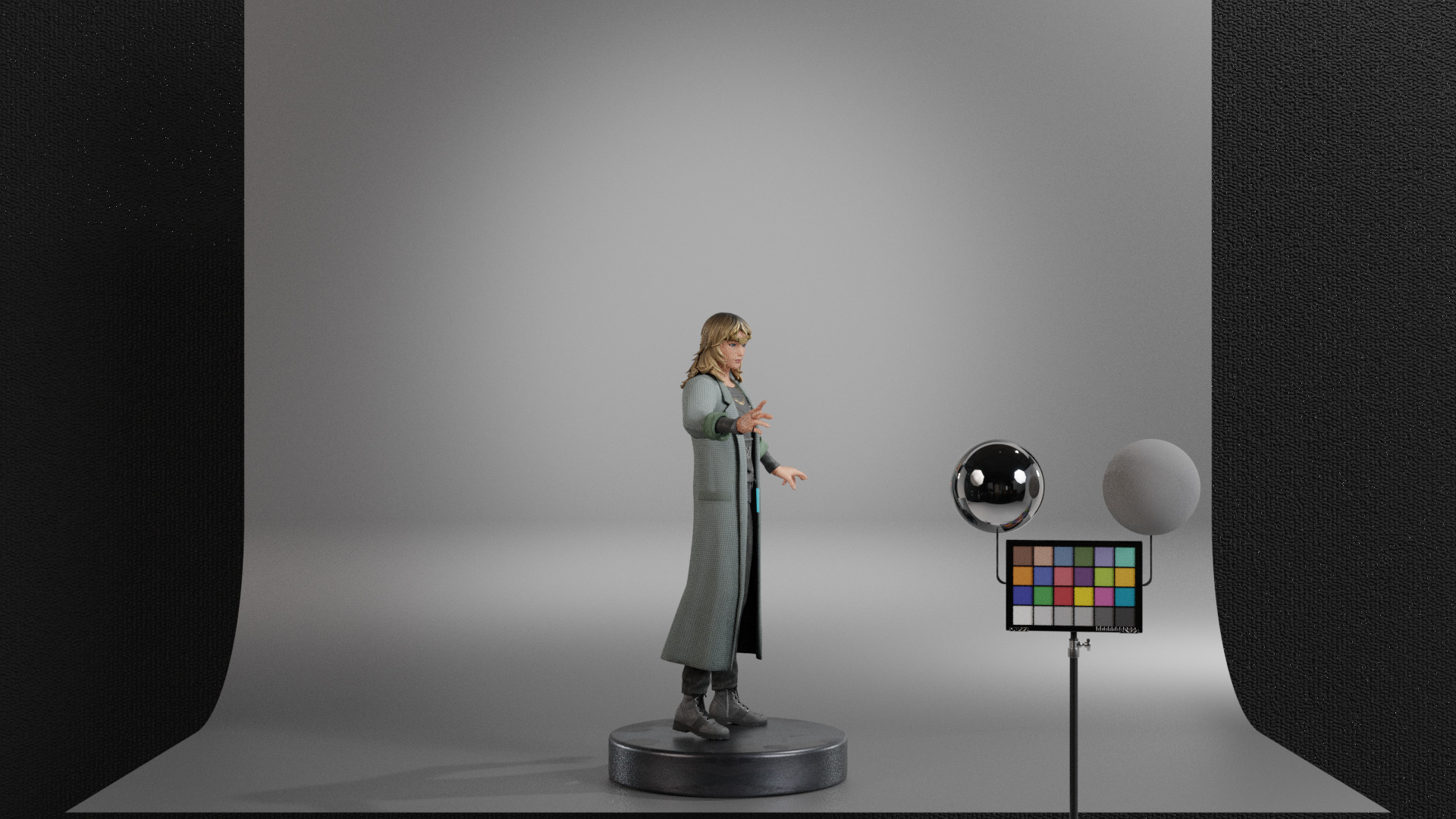 Sylvie Laufeydottir Low-poly 3D model_10