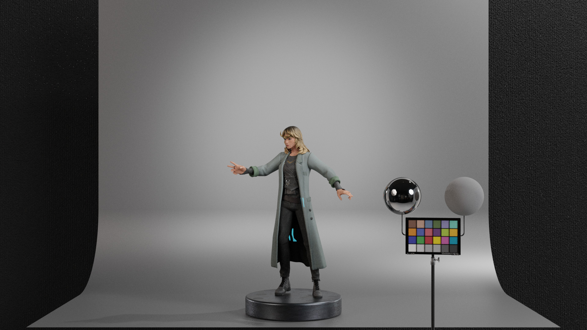 Sylvie Laufeydottir Low-poly 3D model_16