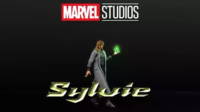 Sylvie Laufeydottir Low-poly 3D model Sylvie Laufeydottir Low-poly 3D model