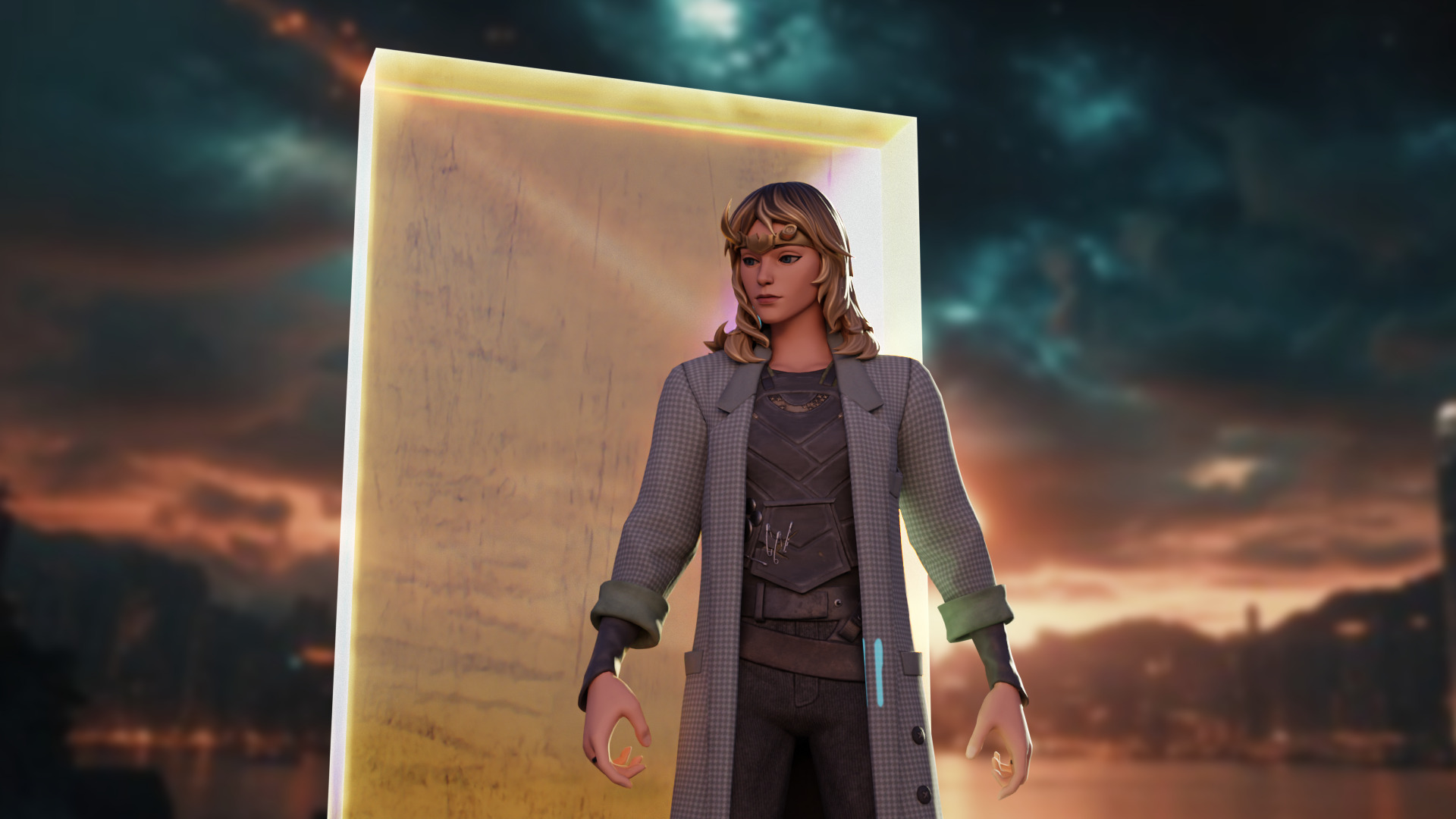 Sylvie Laufeydottir Low-poly 3D model_20