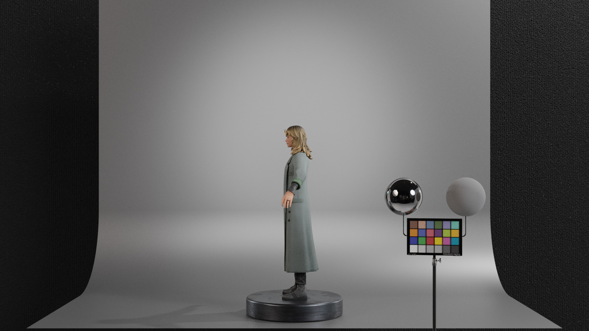 Sylvie Laufeydottir Low-poly 3D model_7