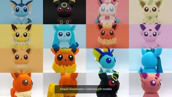 Kawaii Eeveelution Collection 