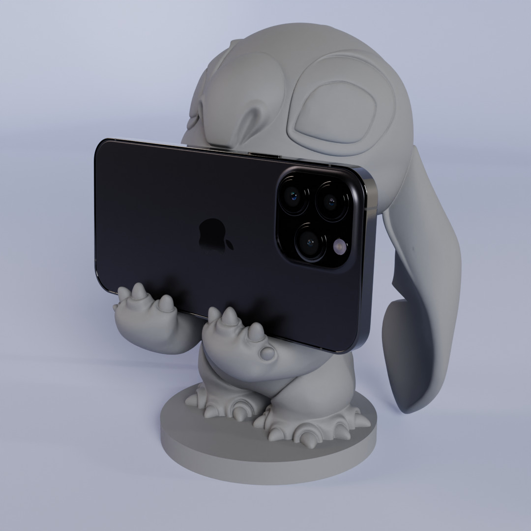 Stitch - Stand 3D print model_2