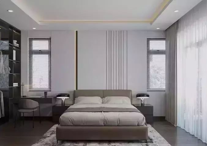 Bedroom Interior Model  3D model