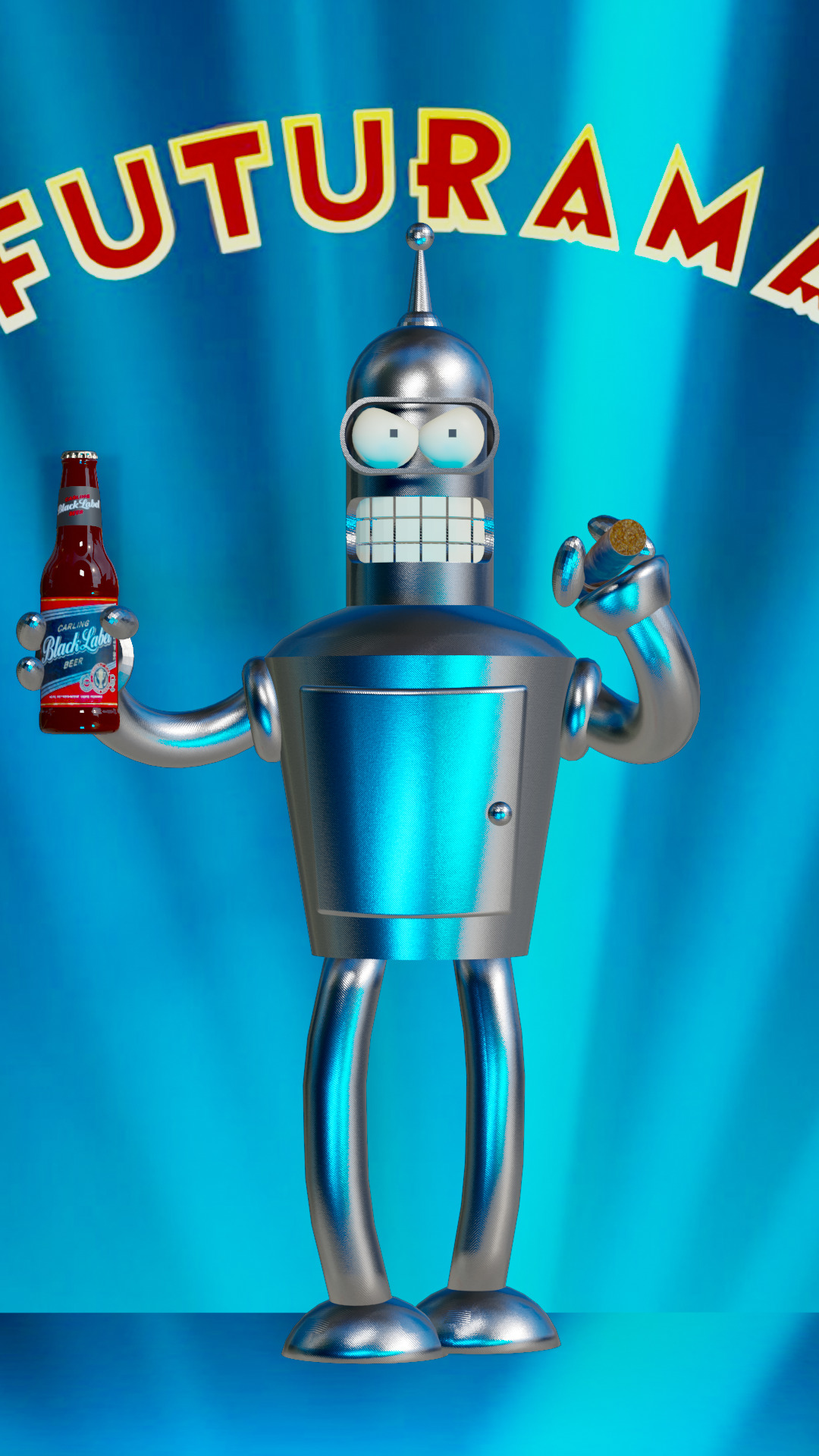 Bender - Futurama model  3D model_1