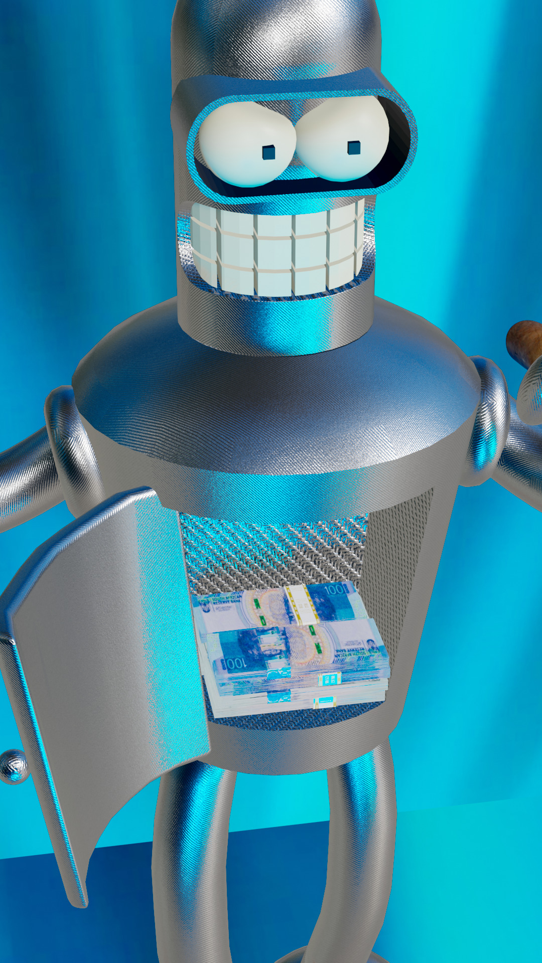 Bender - Futurama model  3D model_6