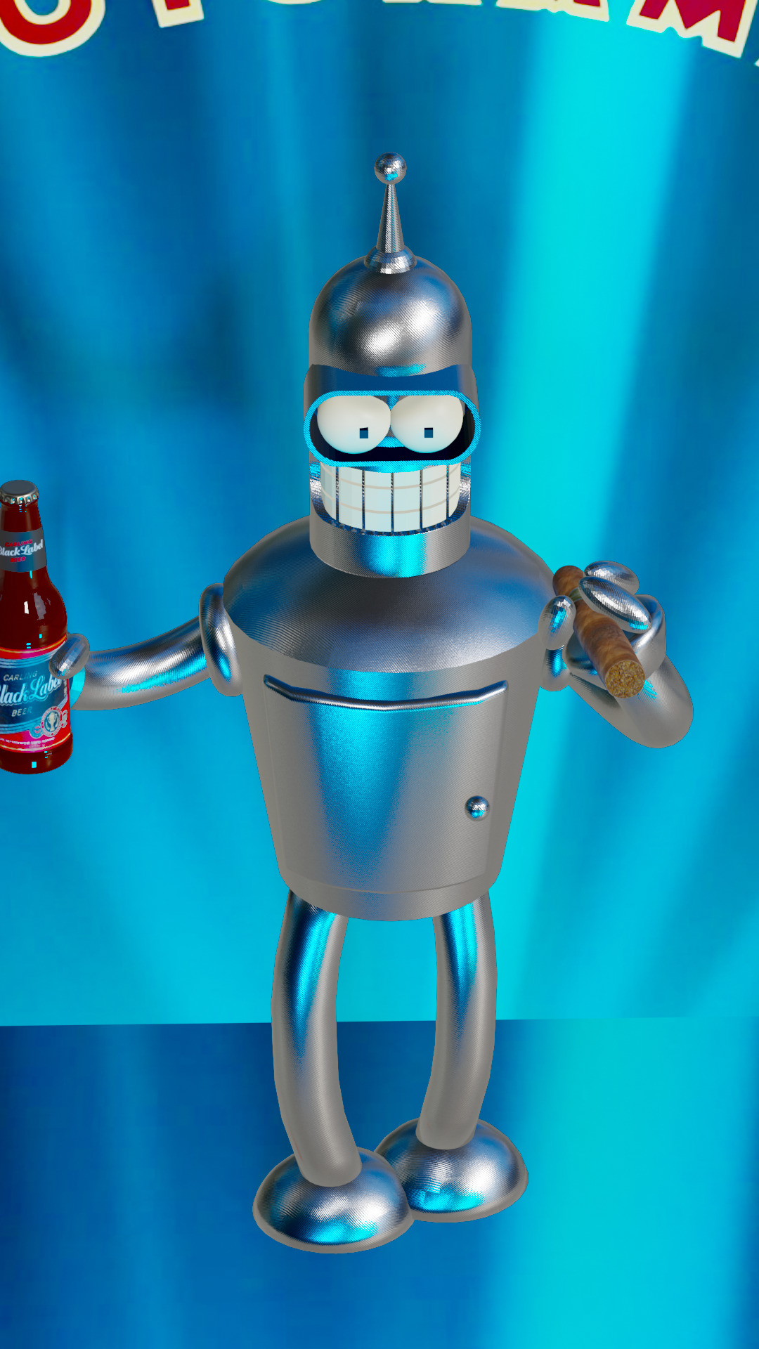 Bender - Futurama model  3D model_2