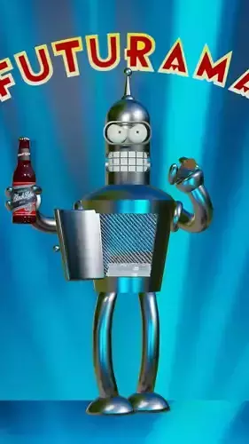 Bender - Futurama model 
