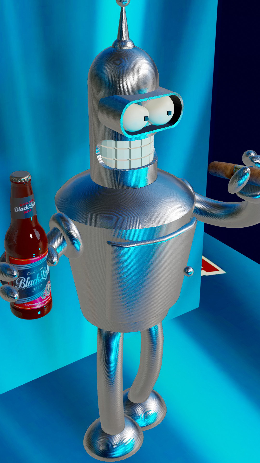 Bender - Futurama model  3D model_5