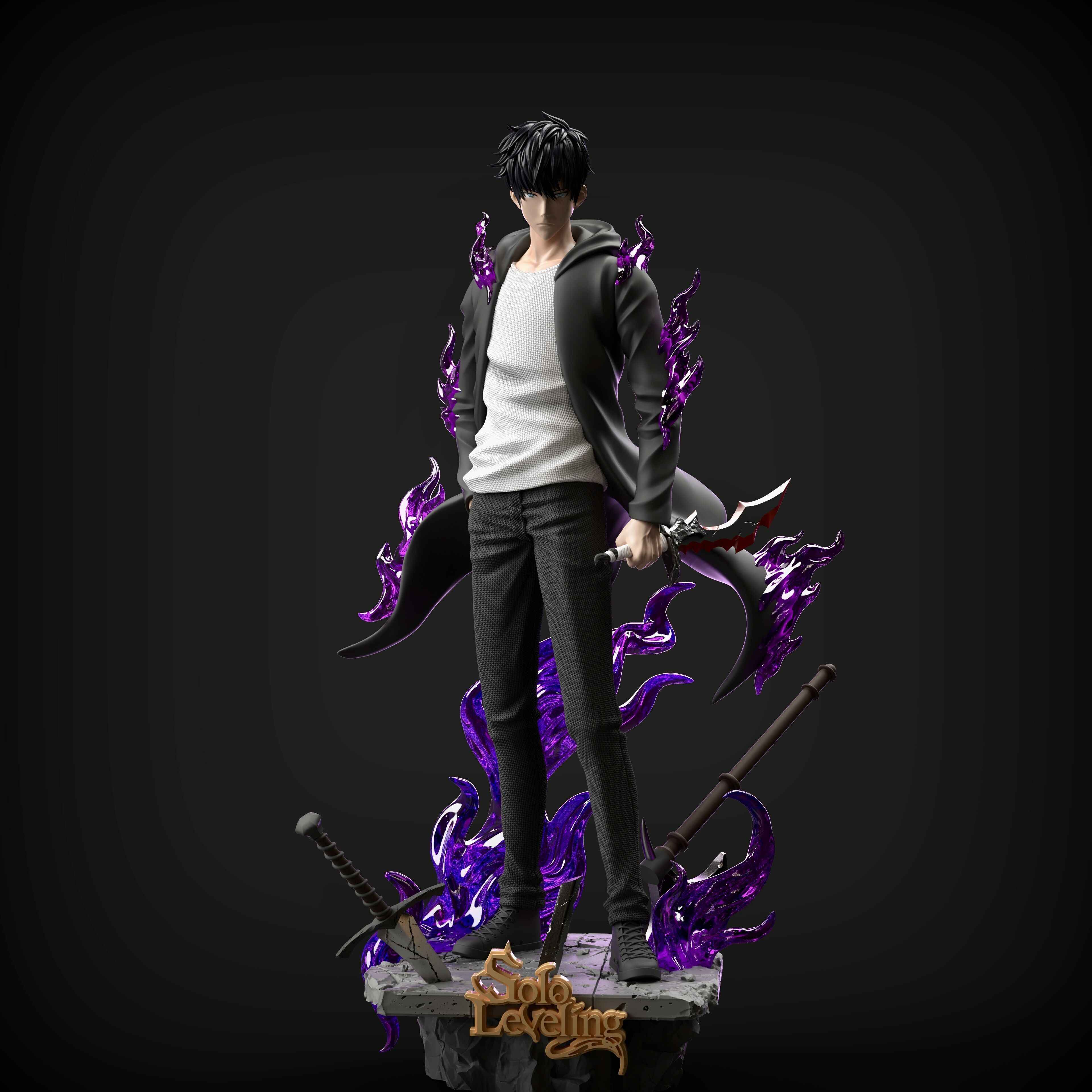 SOLO LEVELING-Seong Jin woo 3D print 3D print model_1