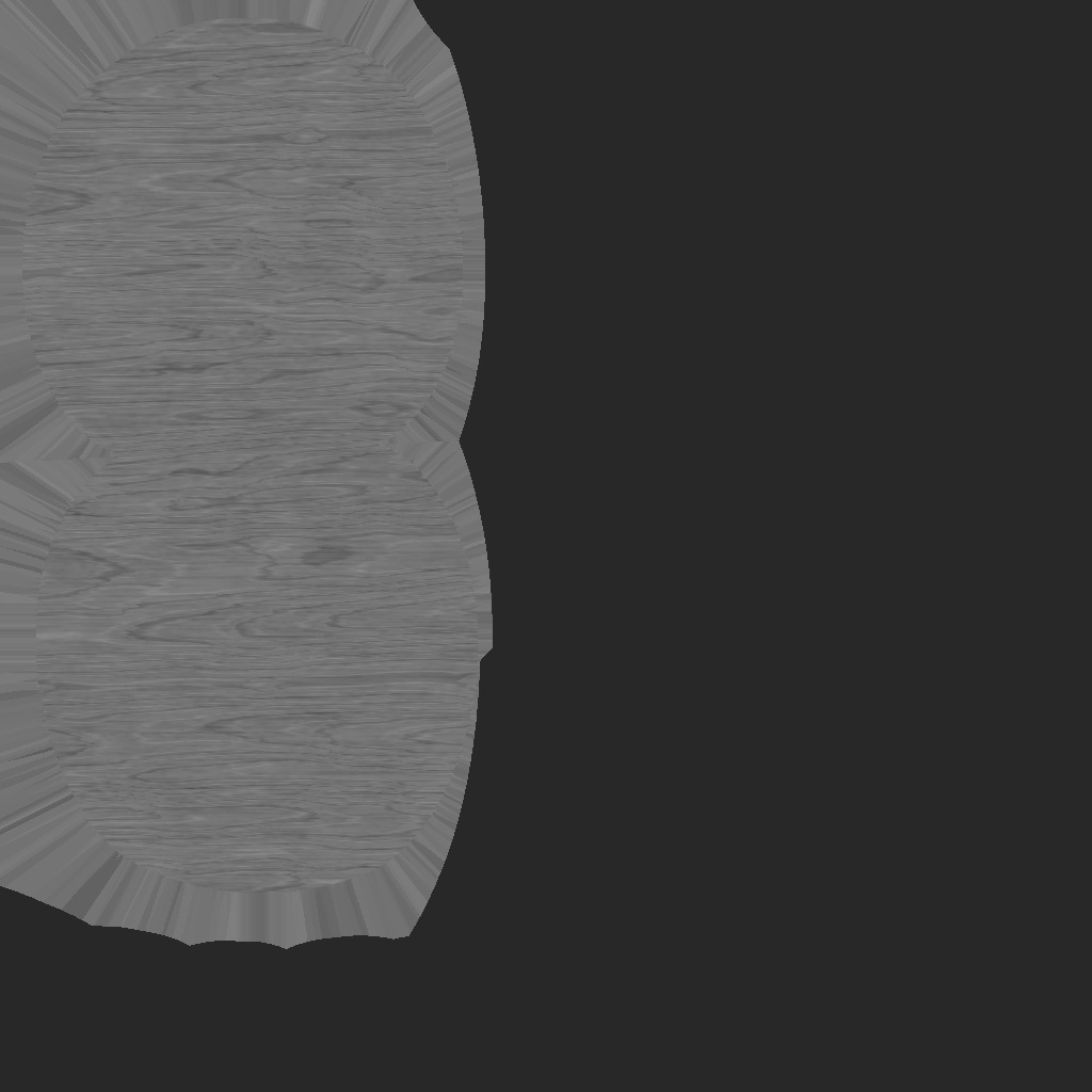 Wooden Bar Stool 3D Model Low-poly 3D model_10