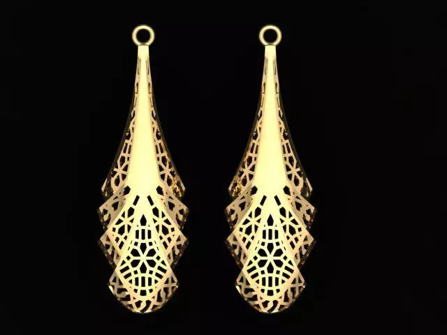earring 3D print model_0