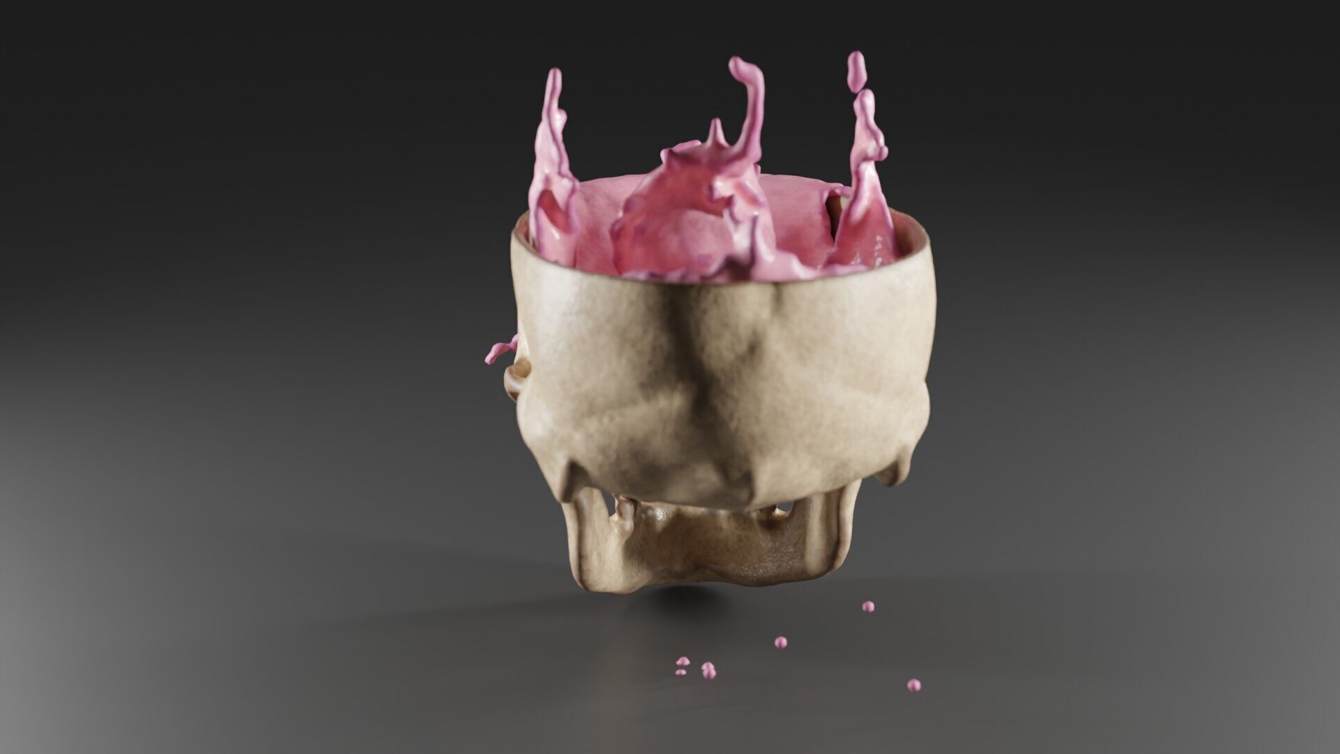 Liquid Brain Animation 3D model_7