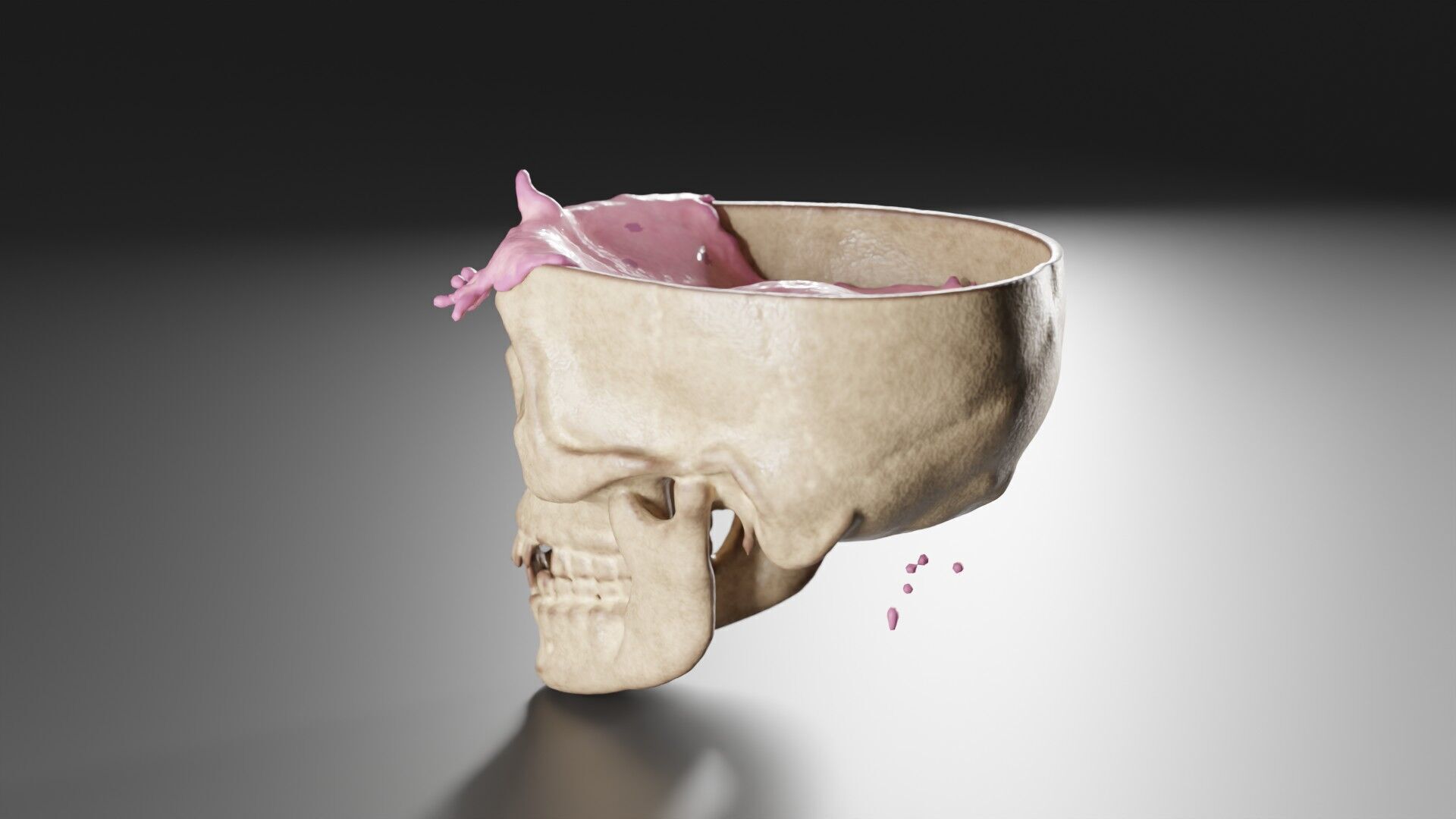 Liquid Brain Animation 3D model_5