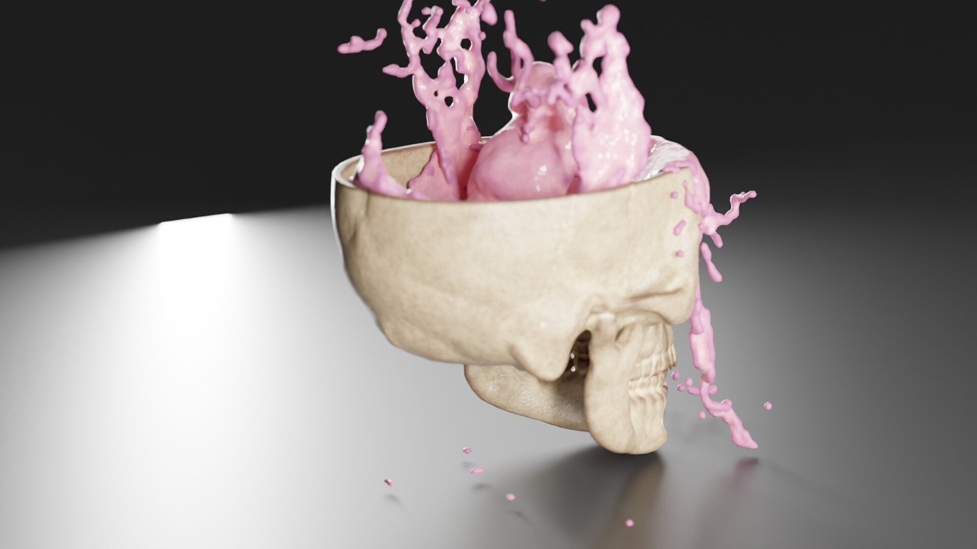 Liquid Brain Animation 3D model_9