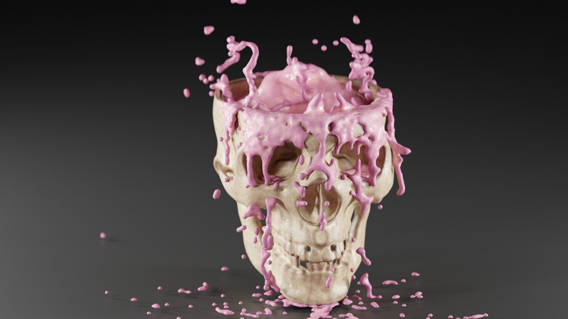 Liquid Brain Animation 3D model_13