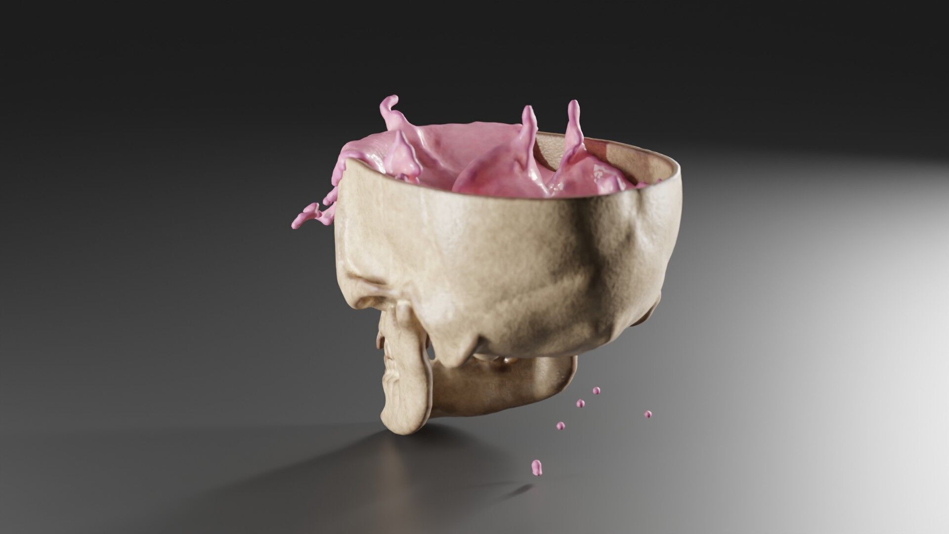Liquid Brain Animation 3D model_6