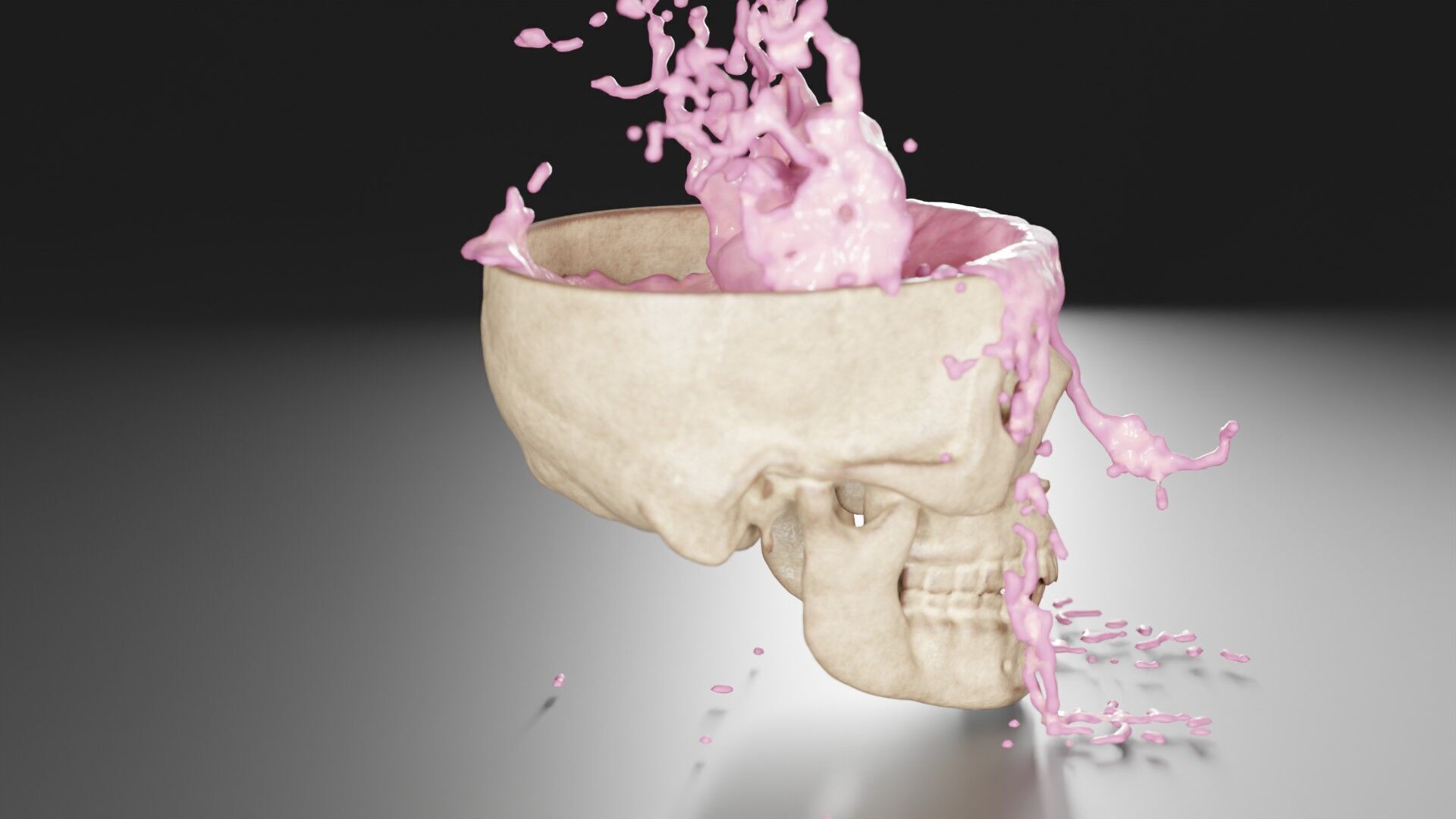 Liquid Brain Animation 3D model_10