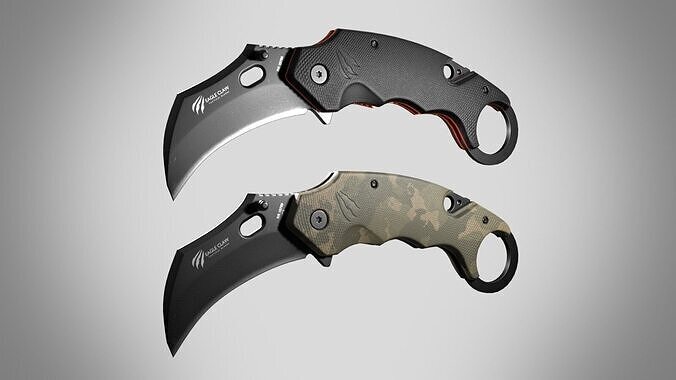 Karambit Low-poly 3D model