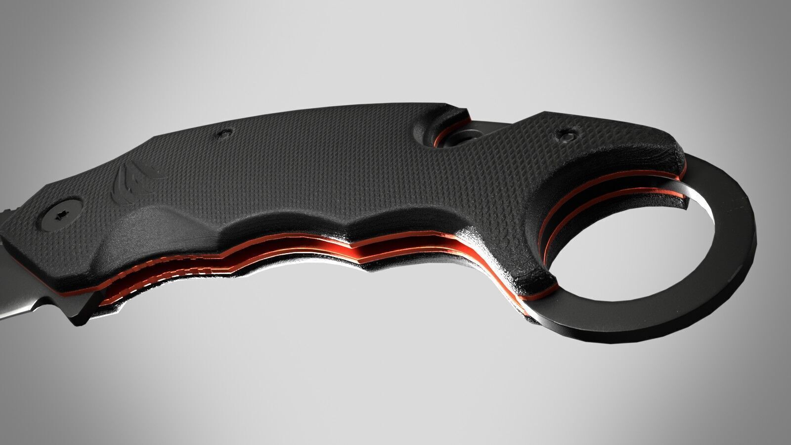 Karambit Low-poly 3D model_5