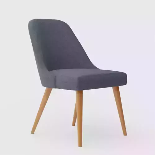 Mid-Century Upholstered Dining Chair