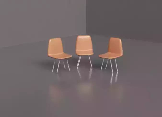 Modern 3D Chair  Modeled and Rendered in Autodesk Maya