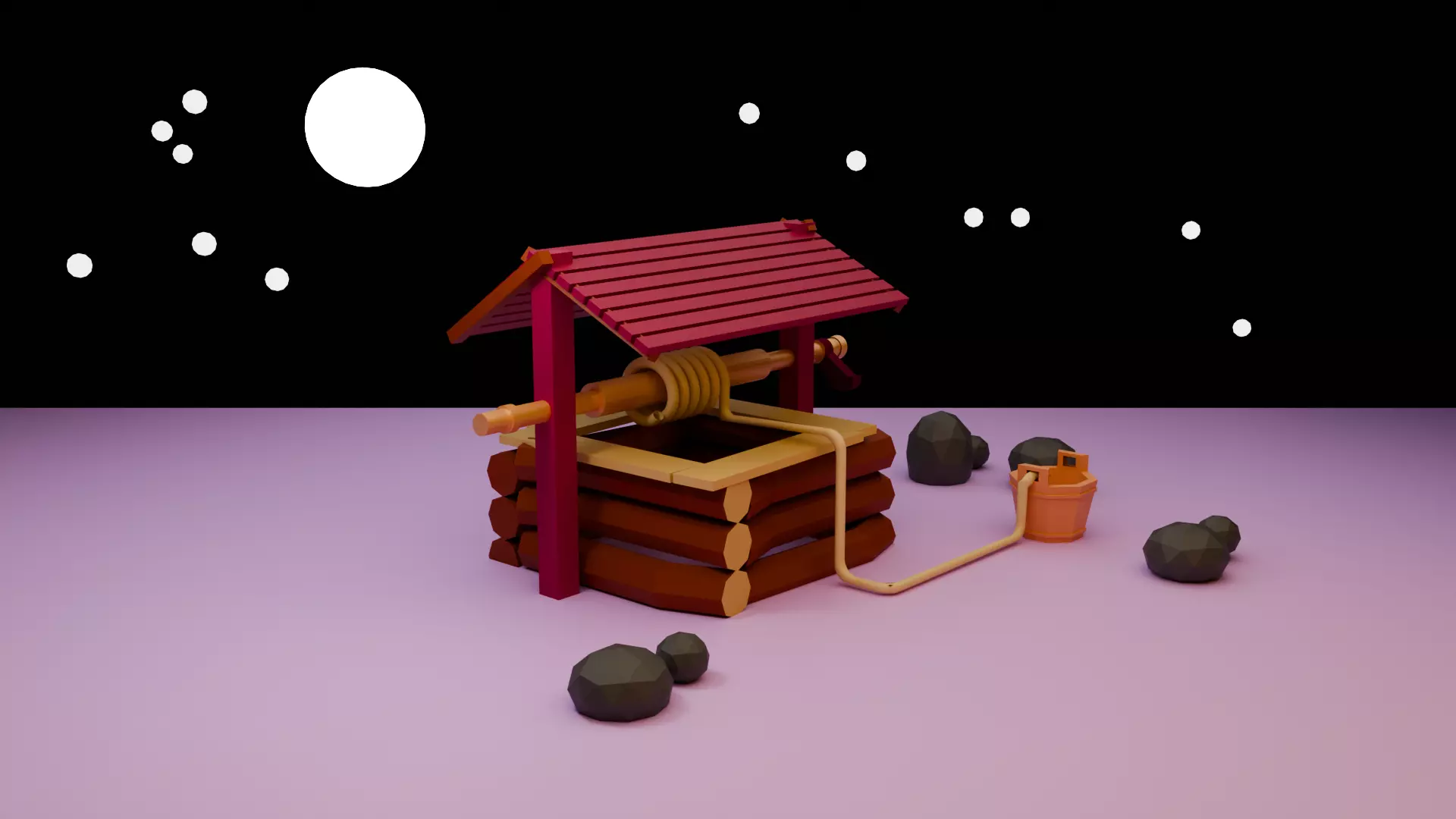A well Free 3D model