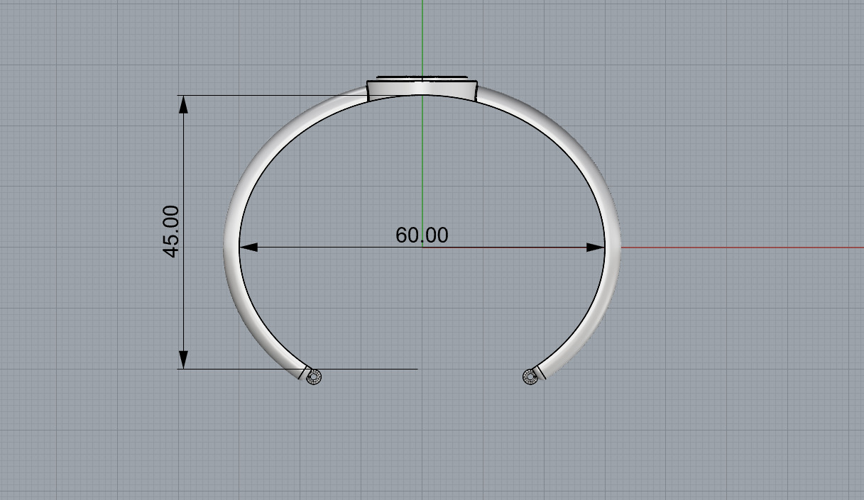 bracelet 3D print model_2