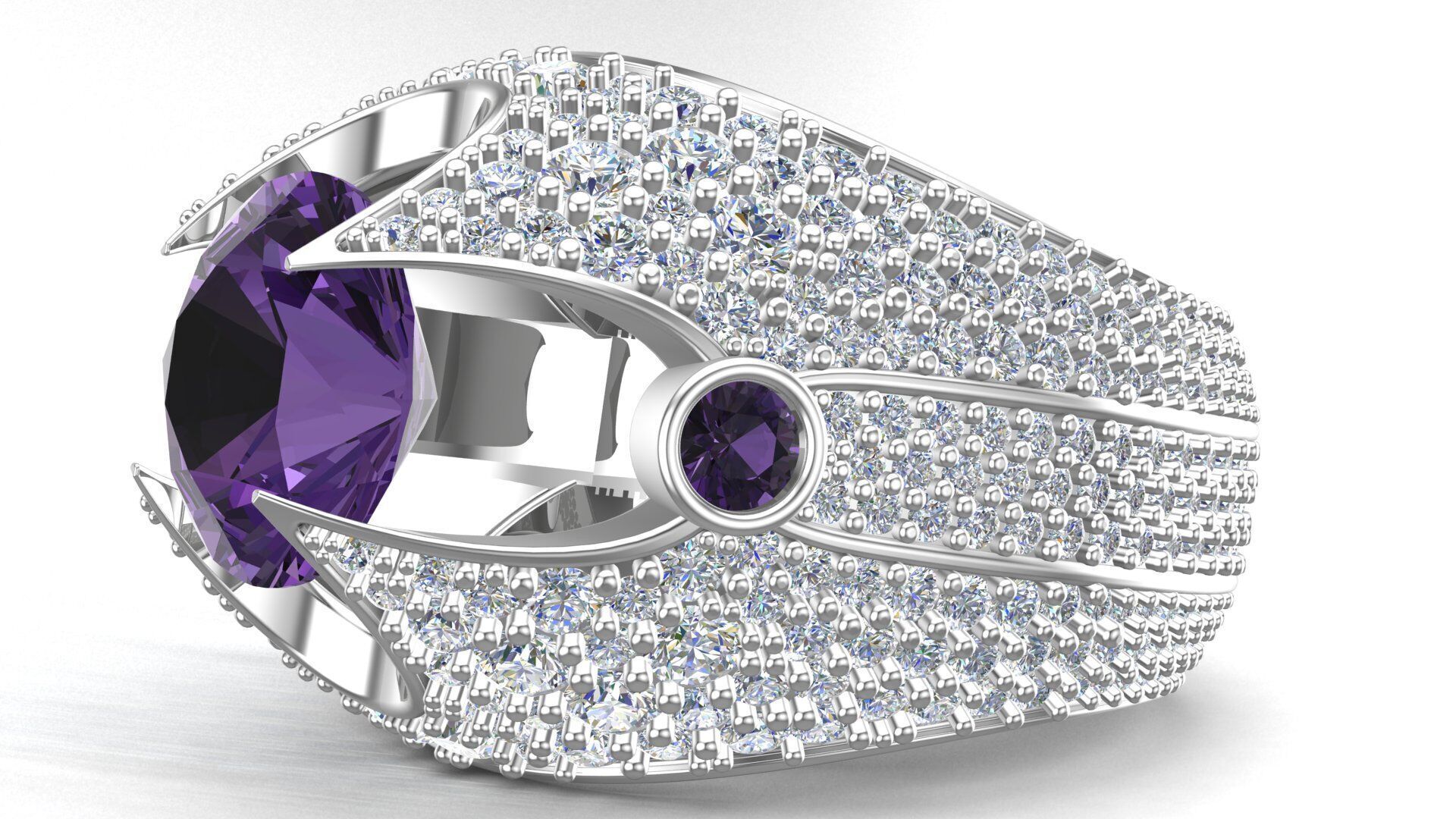 One Ring Two Kinds of Heartbeats 3D print model_6