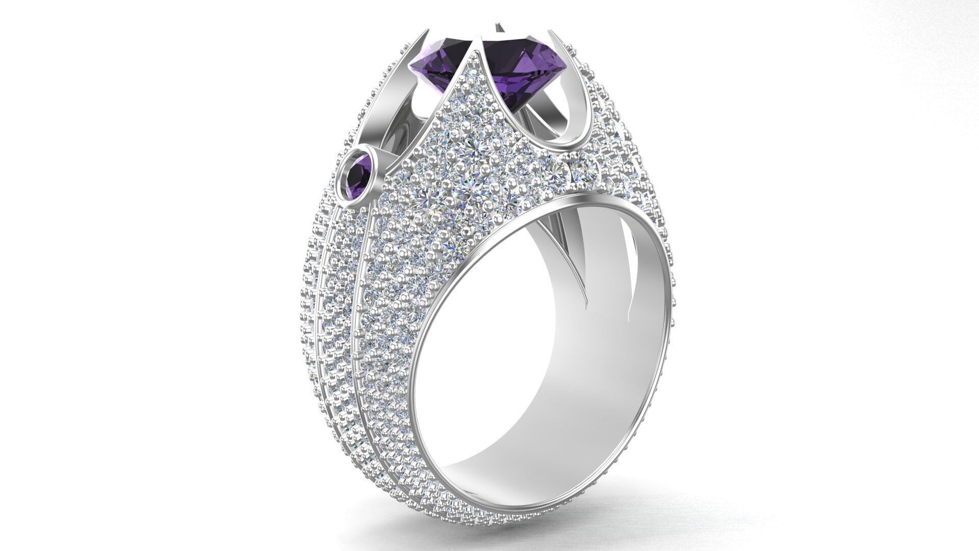 One Ring Two Kinds of Heartbeats 3D print model_2