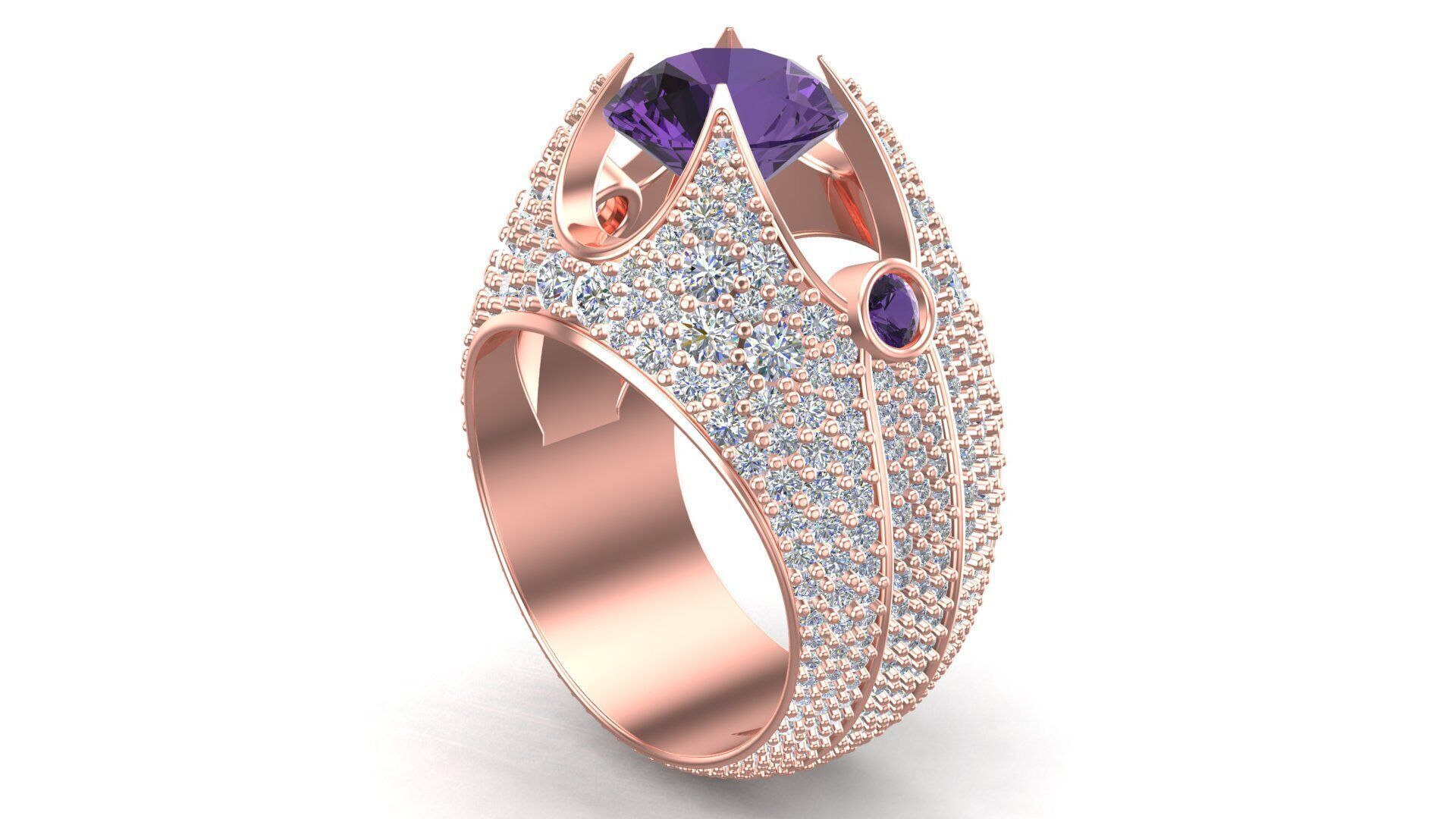 One Ring Two Kinds of Heartbeats 3D print model_7