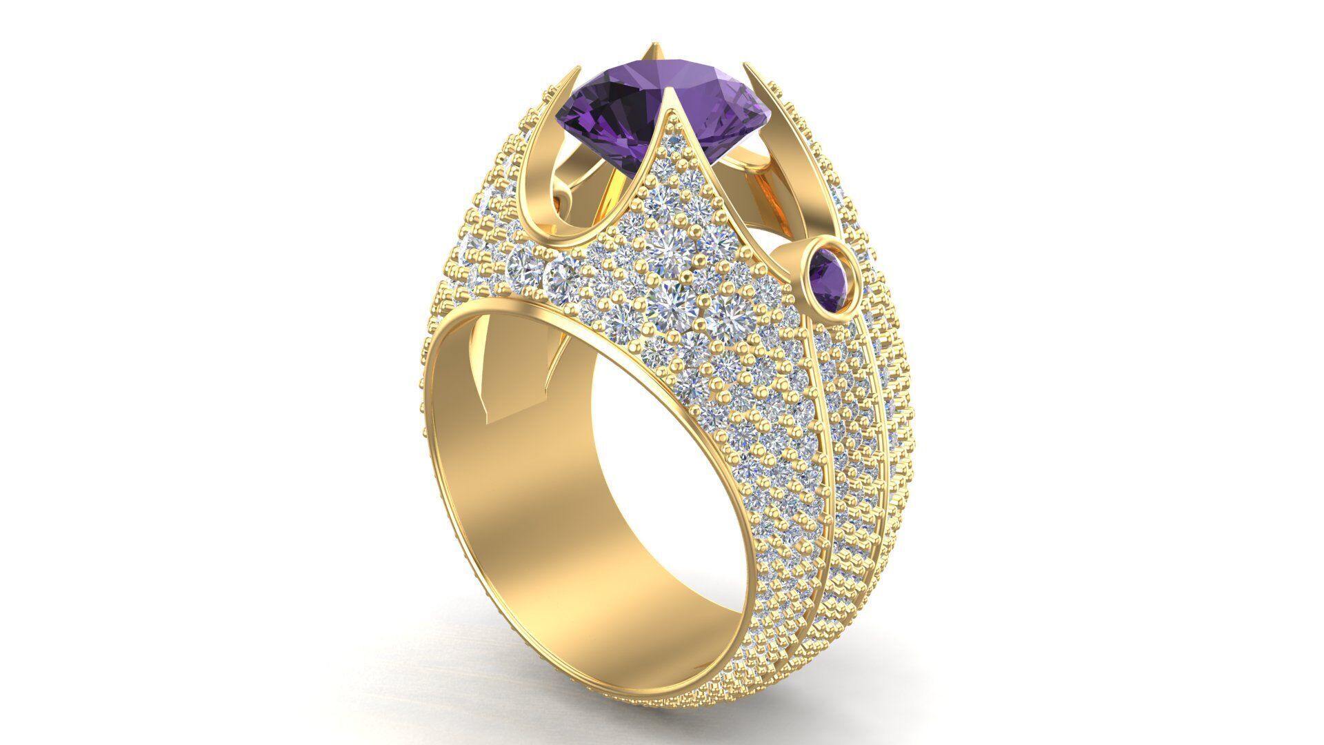 One Ring Two Kinds of Heartbeats 3D print model_8