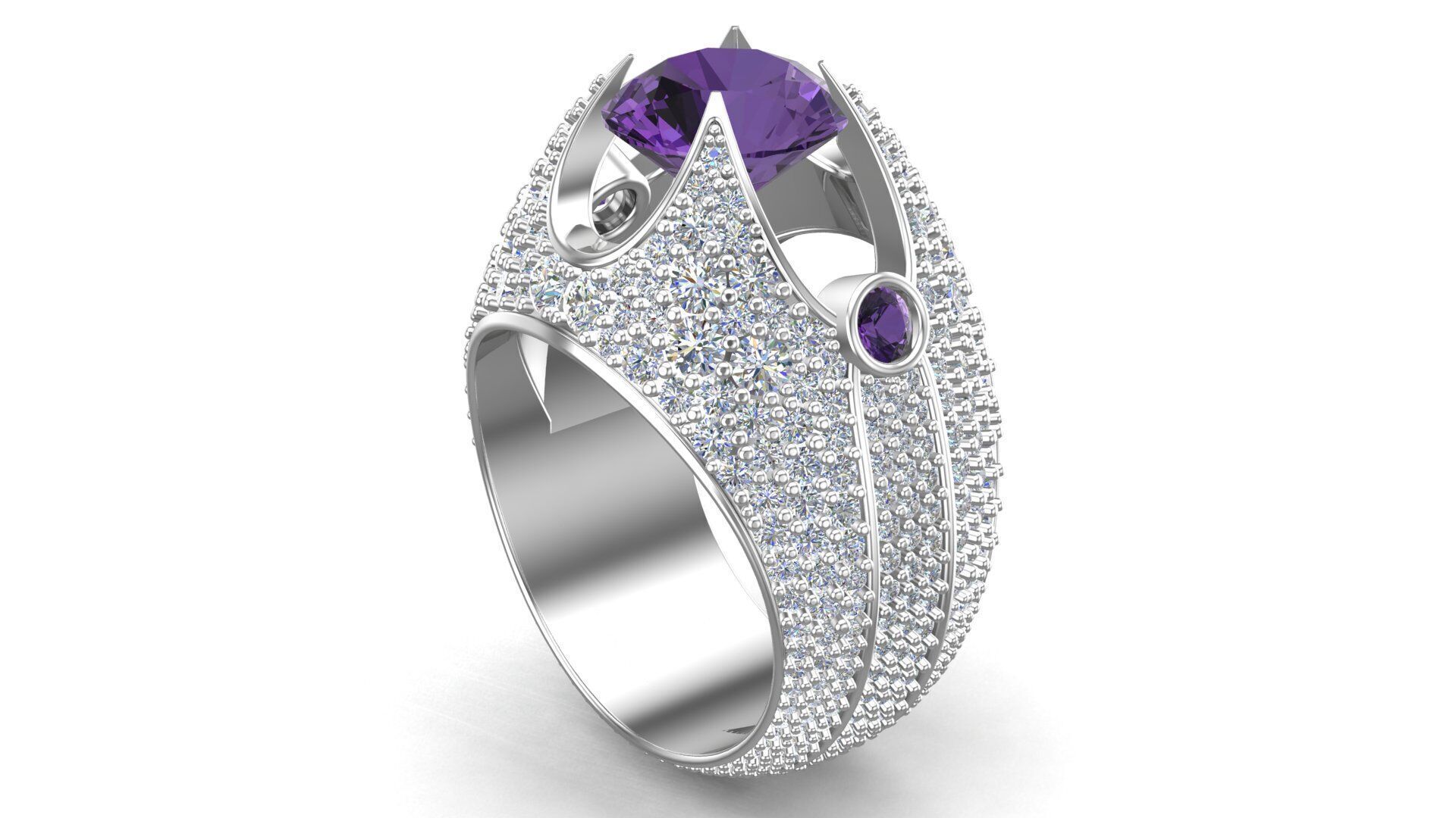 One Ring Two Kinds of Heartbeats 3D print model_9