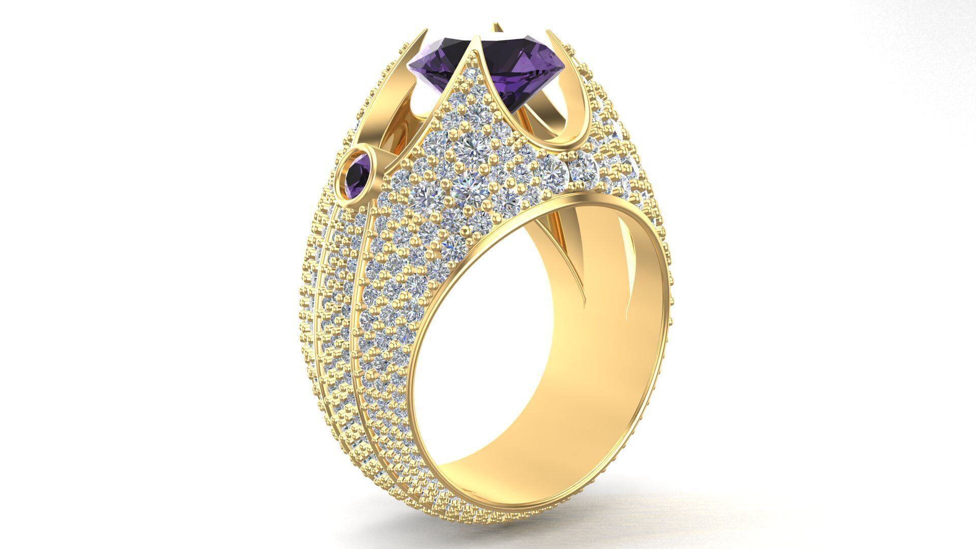 One Ring Two Kinds of Heartbeats 3D print model_1