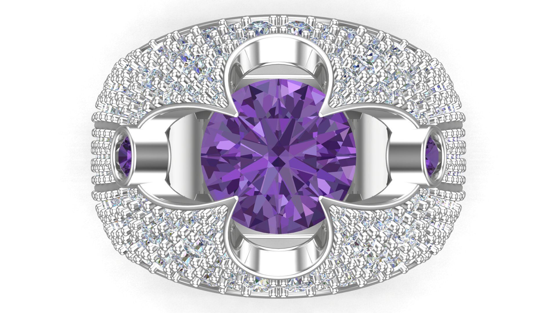 One Ring Two Kinds of Heartbeats 3D print model_15