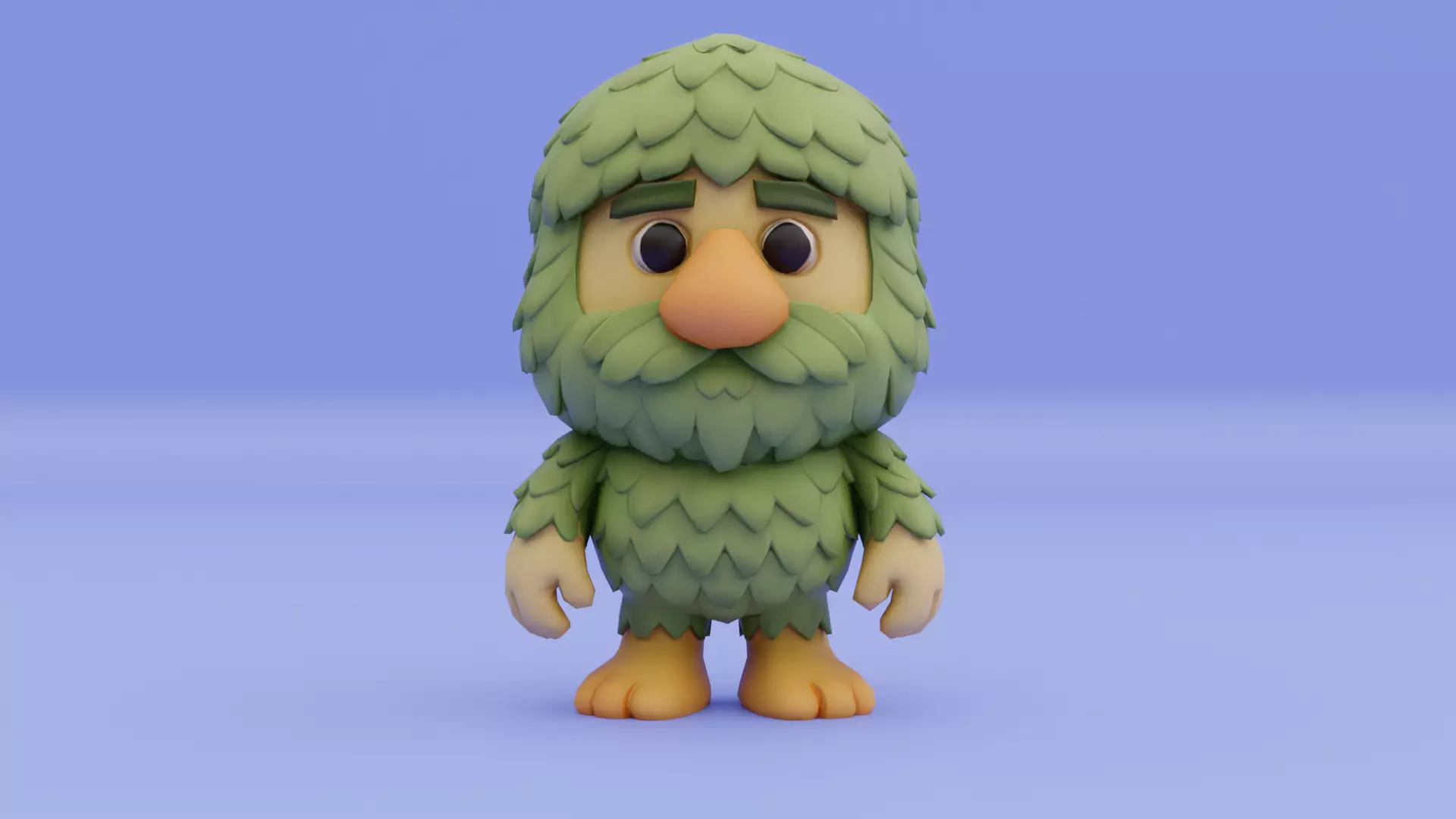 Baby Brr Brr Patapim Italian brainrot Low Poly Character Low-poly 3D model_0