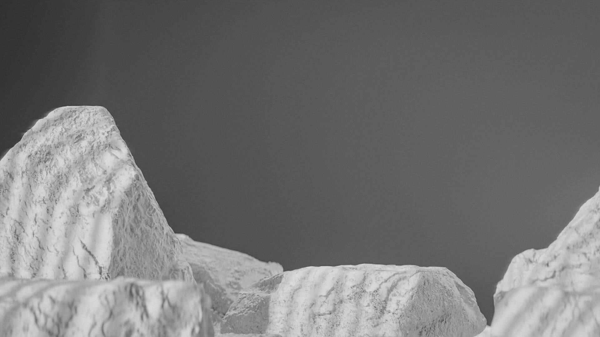 Bottle perfume on rocky surface Low-poly 3D model_48