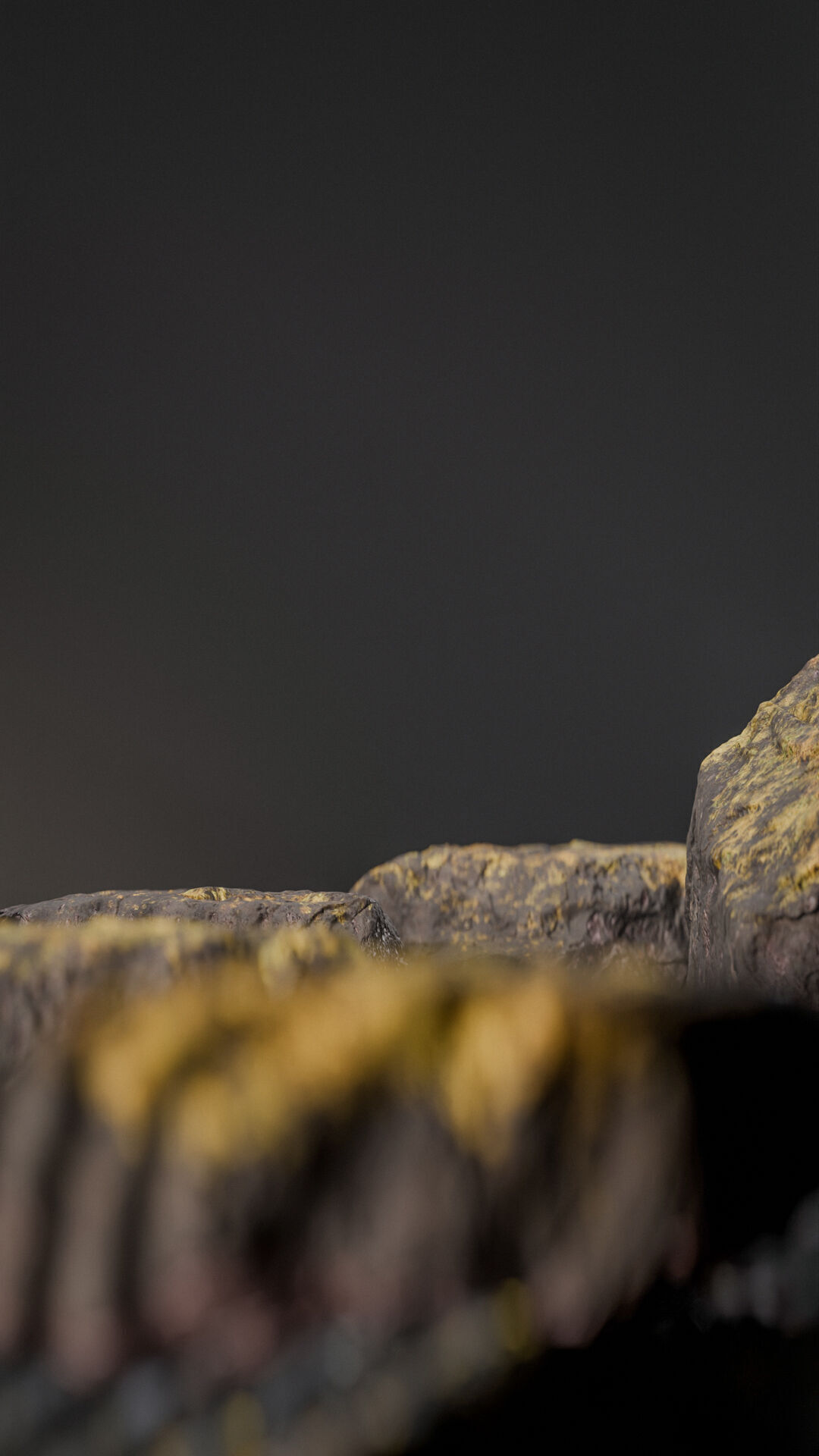 Bottle perfume on rocky surface Low-poly 3D model_52