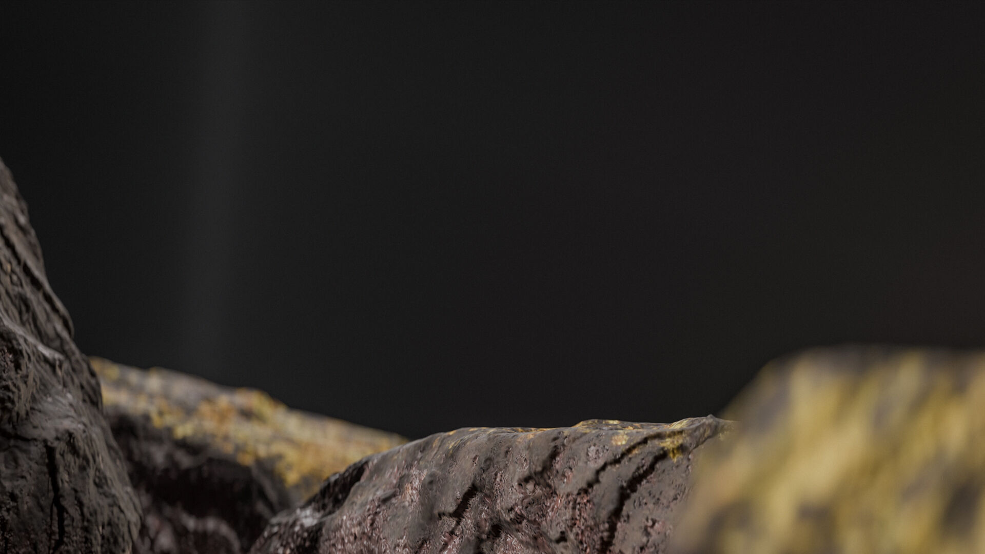 Bottle perfume on rocky surface Low-poly 3D model_45