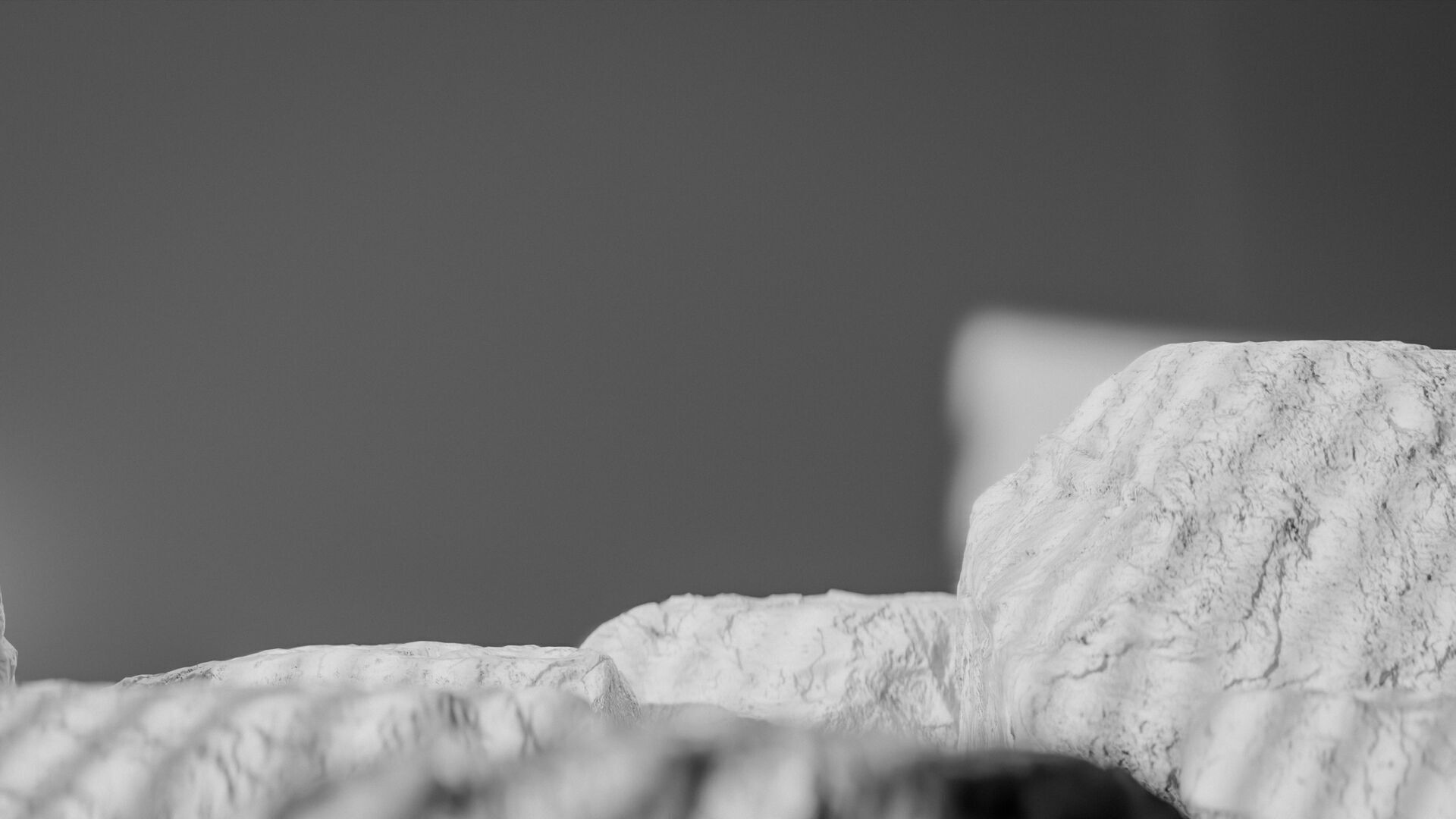 Bottle perfume on rocky surface Low-poly 3D model_47