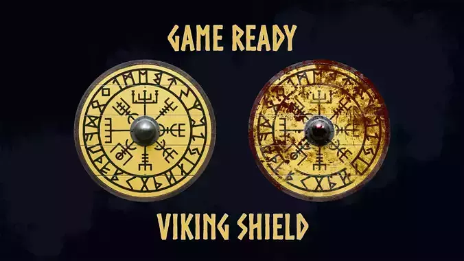 Viking Shield 5 - New and bloody 3D Model Collection