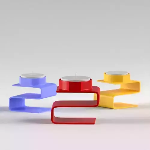Cantilever Tealight Holder 3D print model