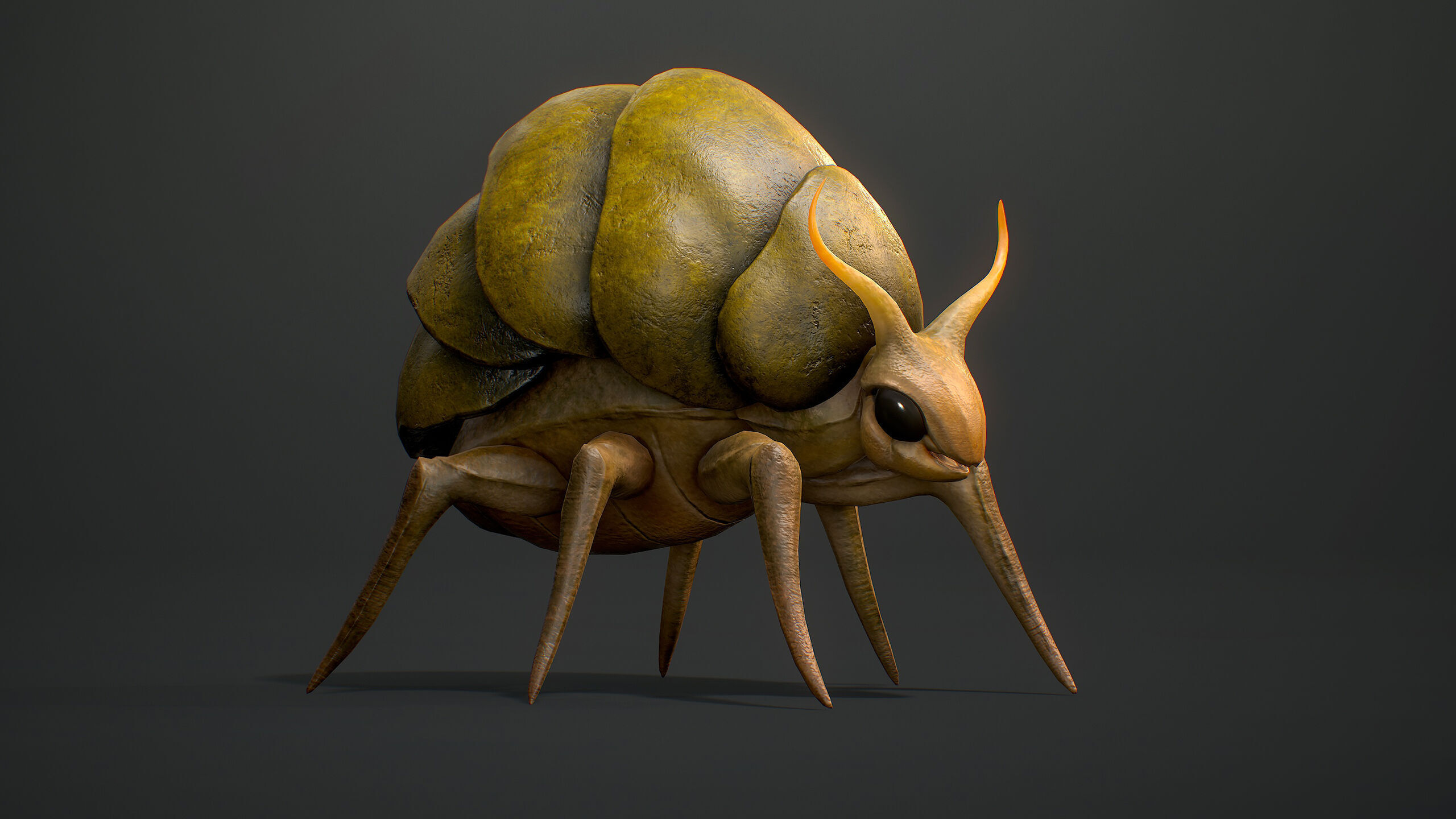 Worker Beetle - Game Ready Low-poly 3D model Low-poly 3D model_4