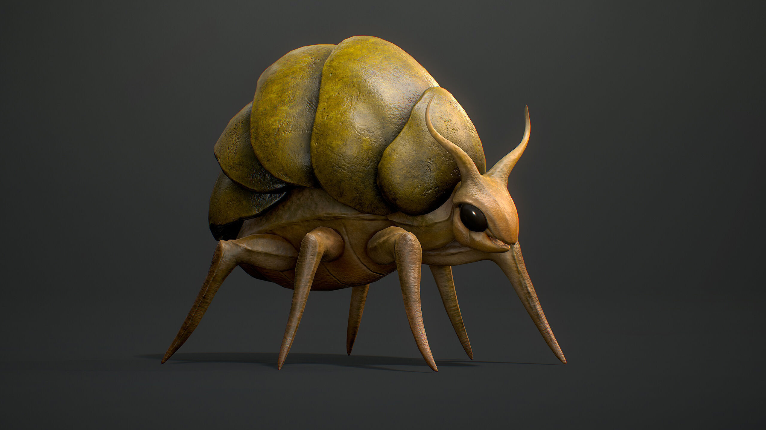 Worker Beetle - Game Ready Low-poly 3D model Low-poly 3D model_3