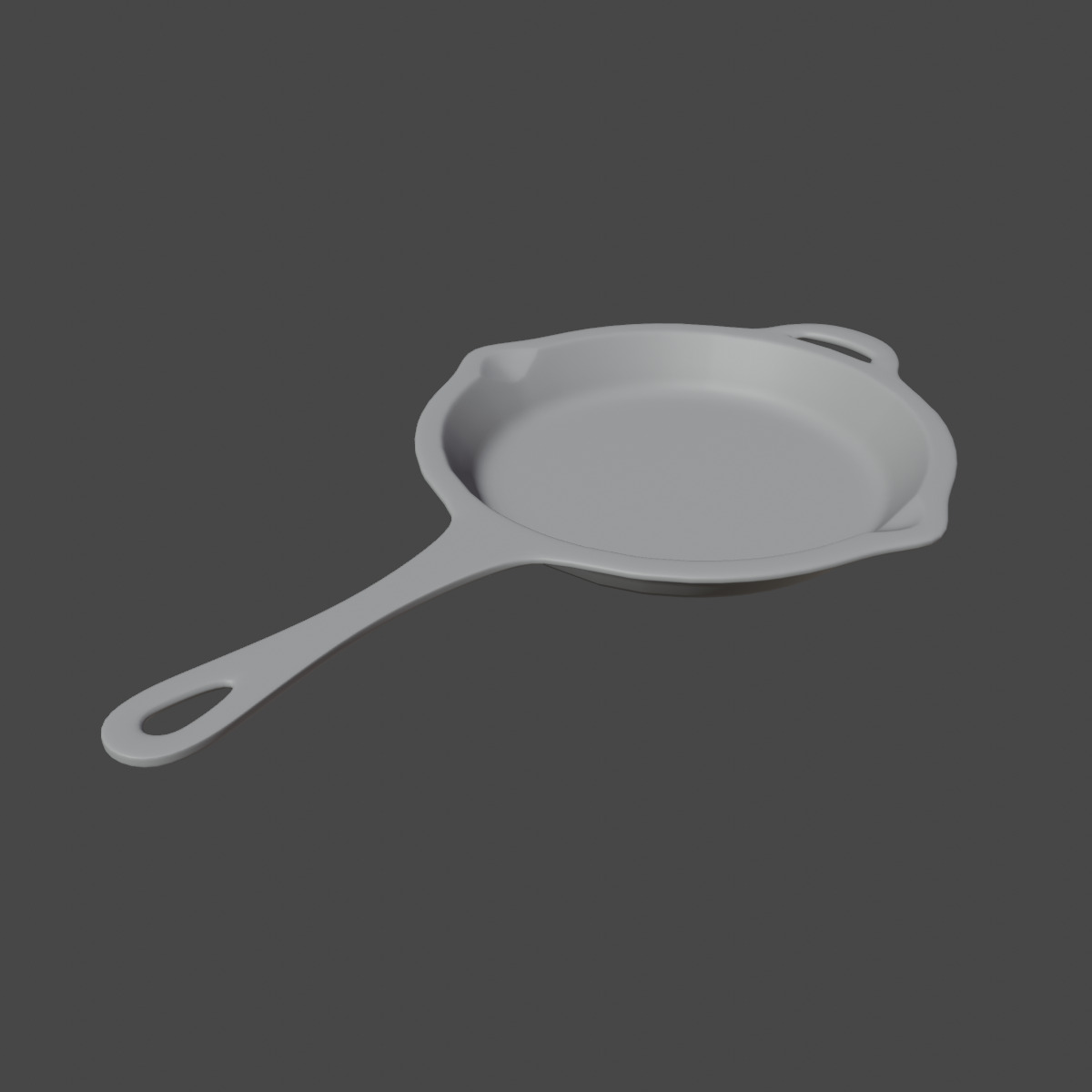 Frying Pan Set B 3D model_17