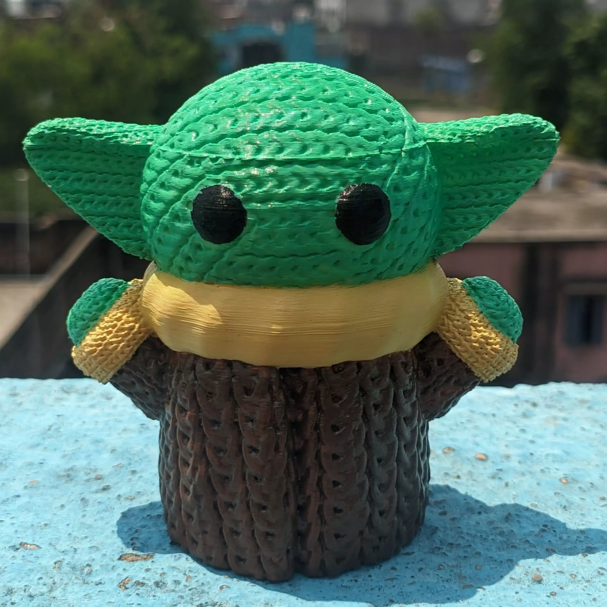 Knitted Baby Yoda 3D print model_0