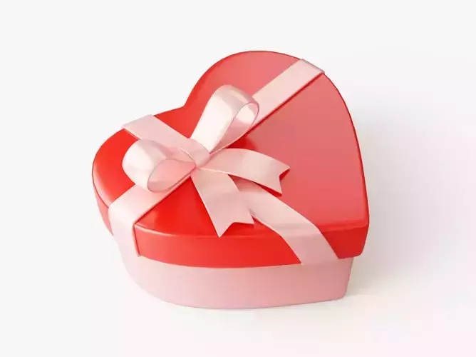 Stylized Heart Gift Box
