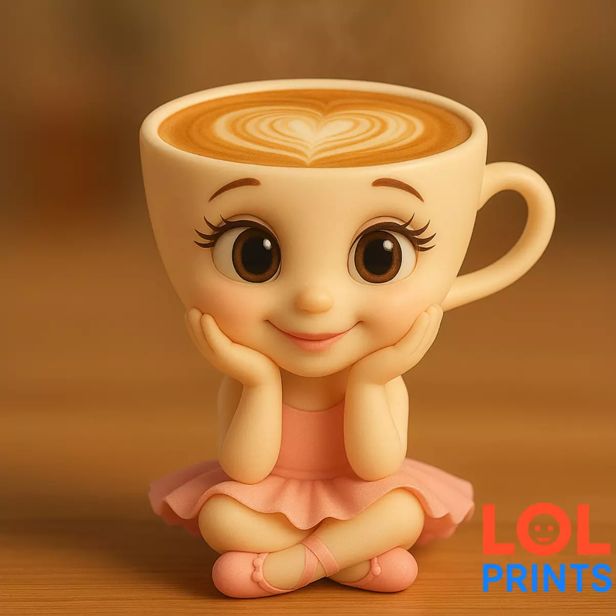 BALLERINA CAPPUCCINA - CAPPUCCINO MUG WITH BALLERINA BODY 3D print model_0