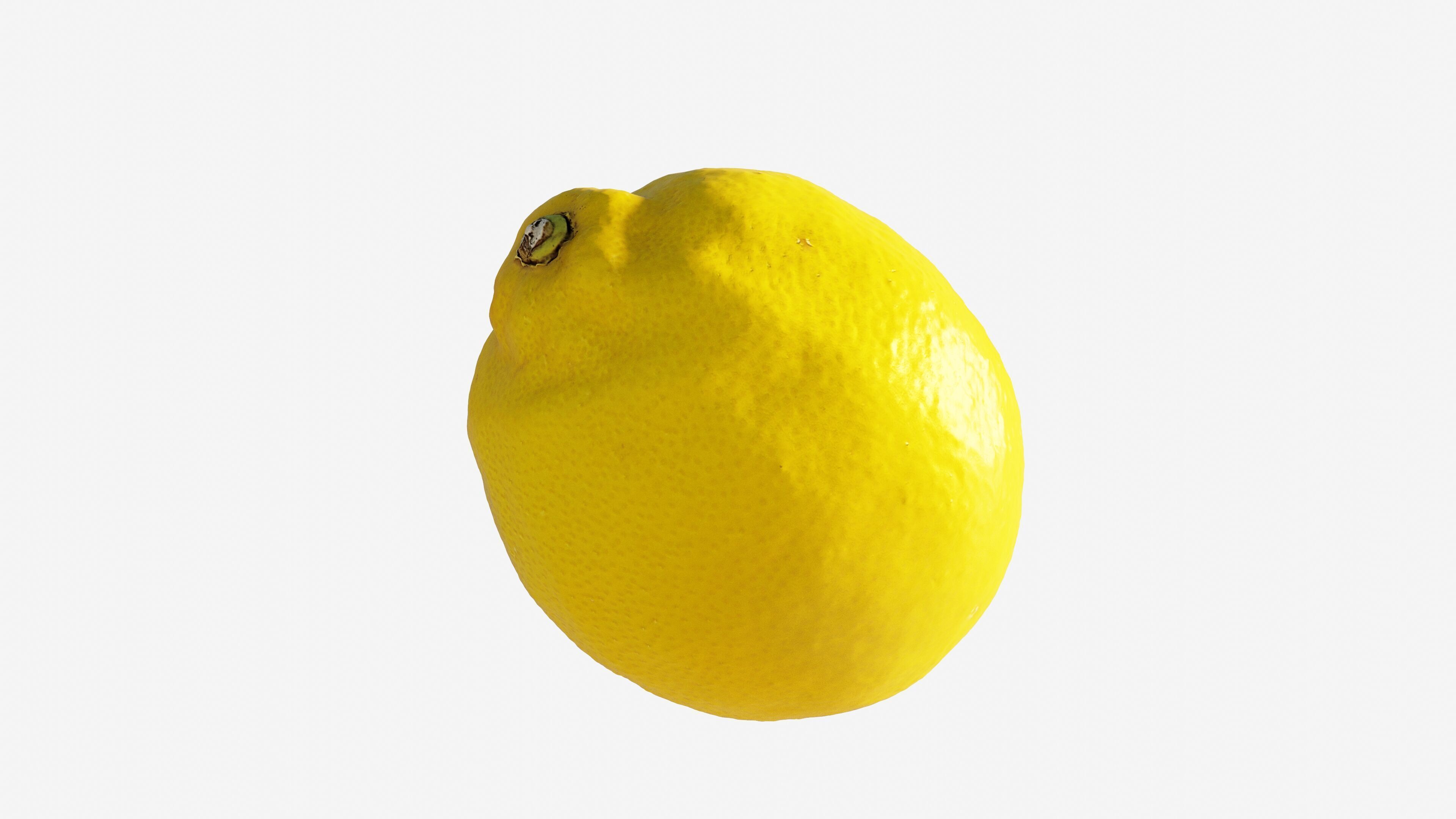 Photorealistic 3D scan of Lemon Low-poly 3D model_9