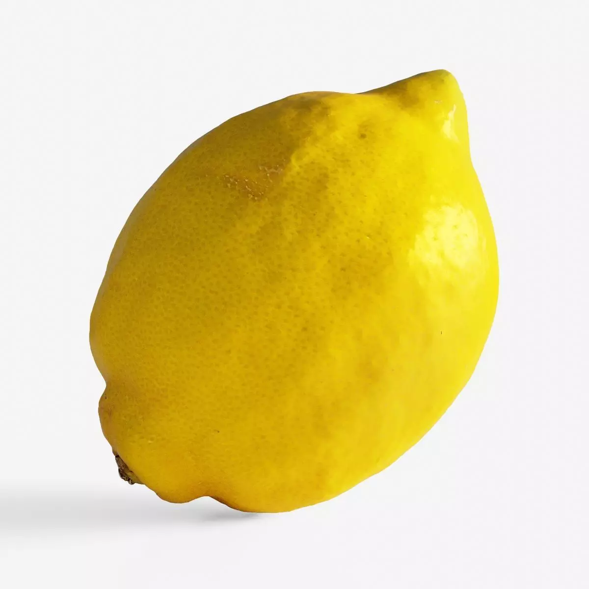 Photorealistic 3D scan of Lemon Low-poly 3D model_0